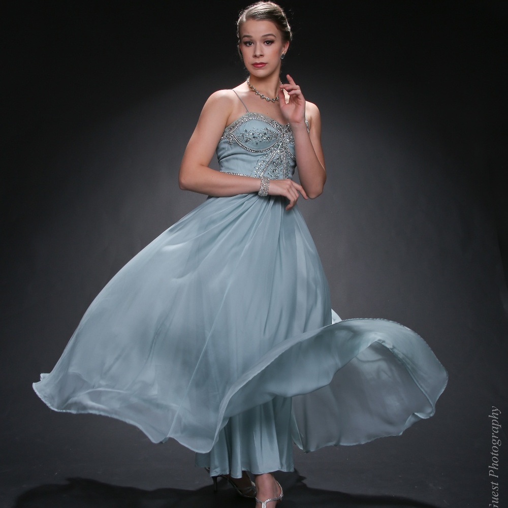 Stunning MIGNON Rhinestone Gown